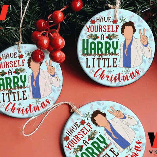 Cheap Have Yourself A Harry Little Christmas Funny Harry Styles Ornament