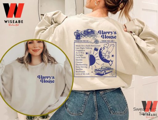 Cheap Harry House Album Harry Styles Two Sides Sweatshirt, Harry Styles Merch