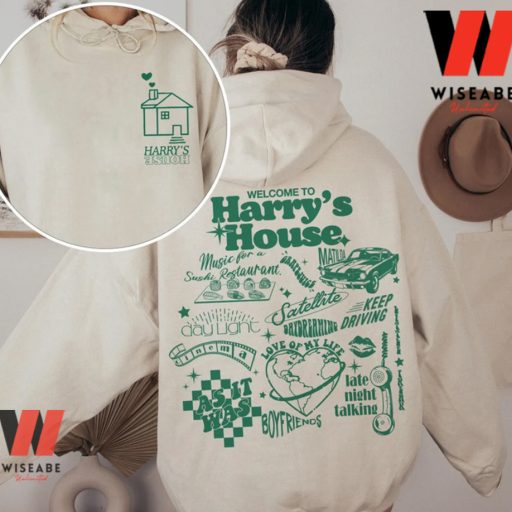 Cheap Green Harry House Tracklist Harry Styles Two Side Hoodie