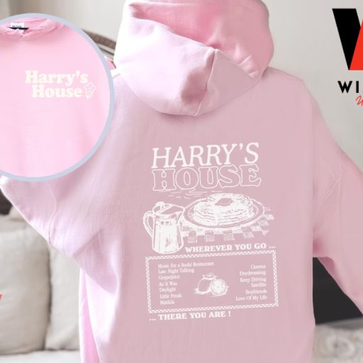 Hot Harry House Tracklist Two Side Pink Sweatshirt