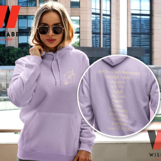 Harry House Song Listing Harry Styles Two Sided Purple Sweatshirt