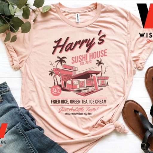 Vintage Harry Sushi House Music For Whatever You Want Harry Styles T Shirt