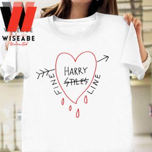 Cheap Harry Styles Fine Line Logo Heart T Shirt