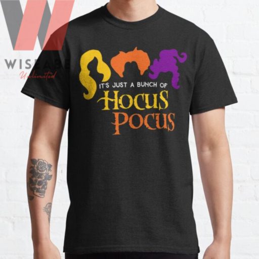 Hot Halloween Its Just A Bunch Of Hocus Pocus Silhouette T Shirt