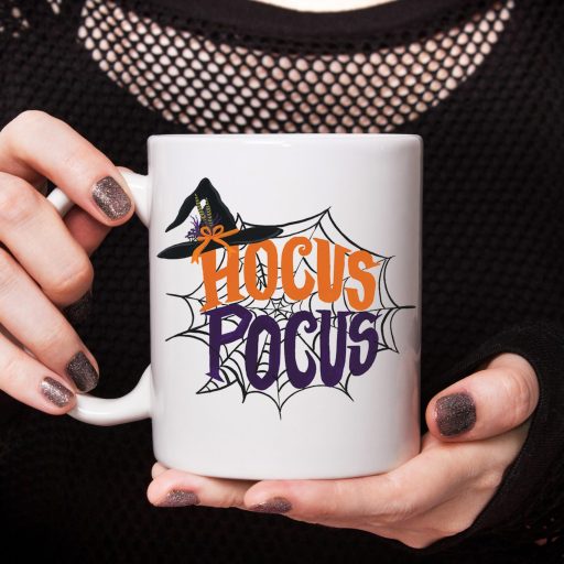 Colorful Witches And Spider Web Disney Hocus Pocus Mug