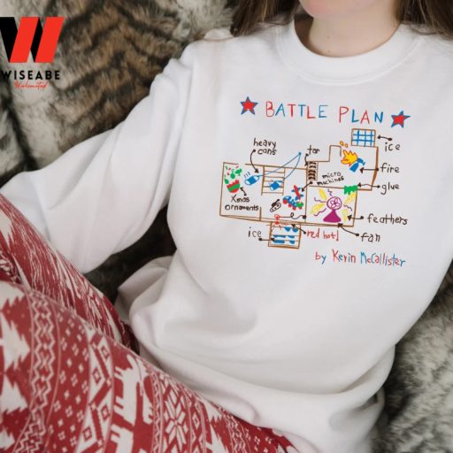 Cheap Kevin Mccallister Battle Plan Home Alone Sweatshirt