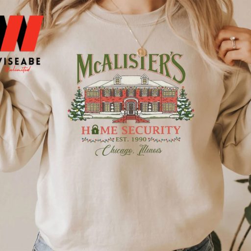 Cheap Home Security Est 1990 Mcalisters Home Alone Sweatshirt