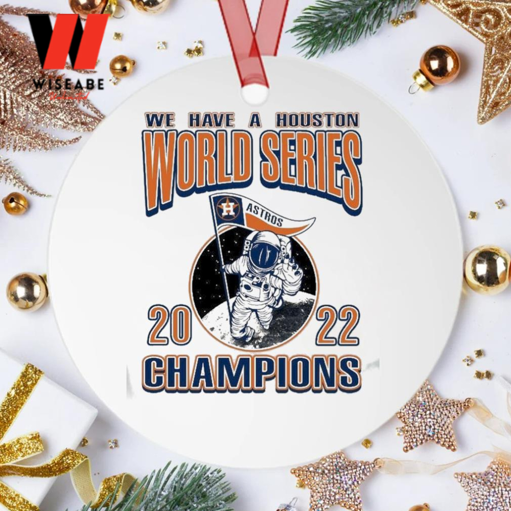 MLB Baseball Houston Astro World Series Champs 2022 Christmas Ornament