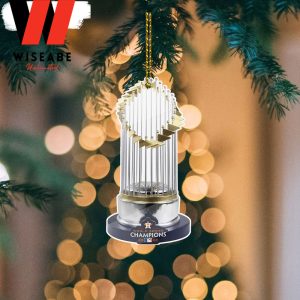  The Commissioner's Trophy MLB World Series Champion Houston Astros Champs 2022 Christmas Ornament 