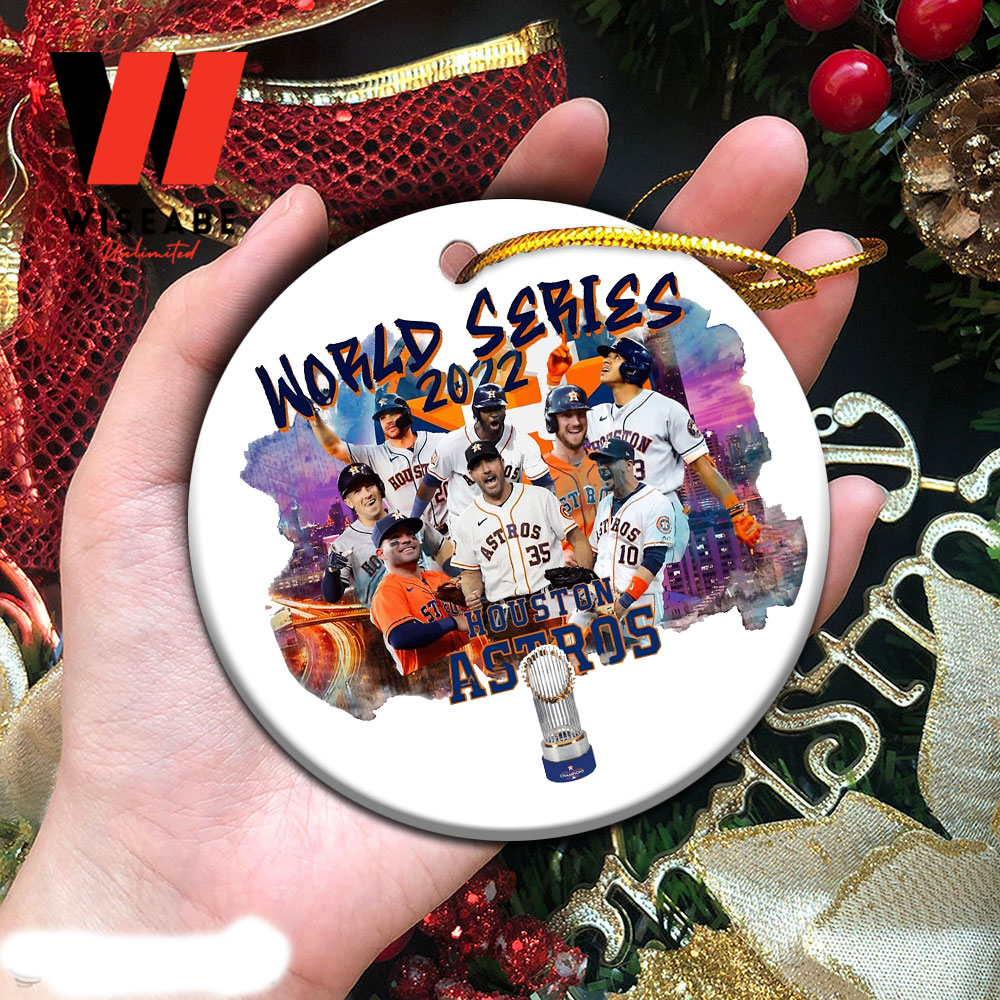 HOUSTON Astros Skyline 2022 World Series Champions | Christmas Holiday  Ornament | Christmas tree Decoration | Houston Texas | Baseball | 2022  World