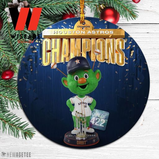 Unique MLB Houston Astros World Series Champions 2022 Logo Christmas Ornament