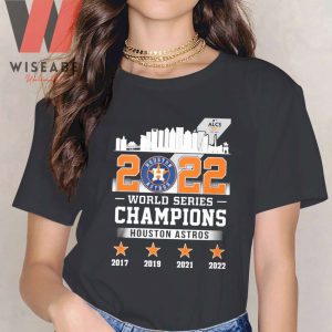 Unique Leopard Houston Astros World Series 2022 T Shirt - Anynee