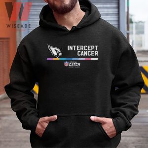 Cheap Arizona Cardinals NLF Intercept Cancer Hoodie