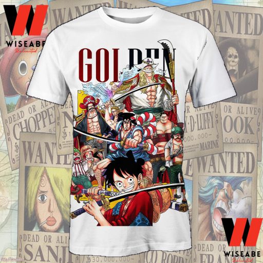 Golden Whitebear Pirates Members One Piece Anime Shirt, One Piece Merchandise