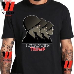 Cheap I Stand With Trump Free Trump Unisex Shirt 