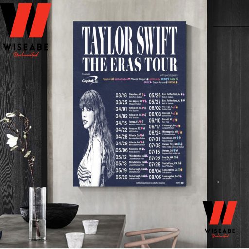 Taylor Swift Eras Tour Wall Art Poster, Gifts For Swifties