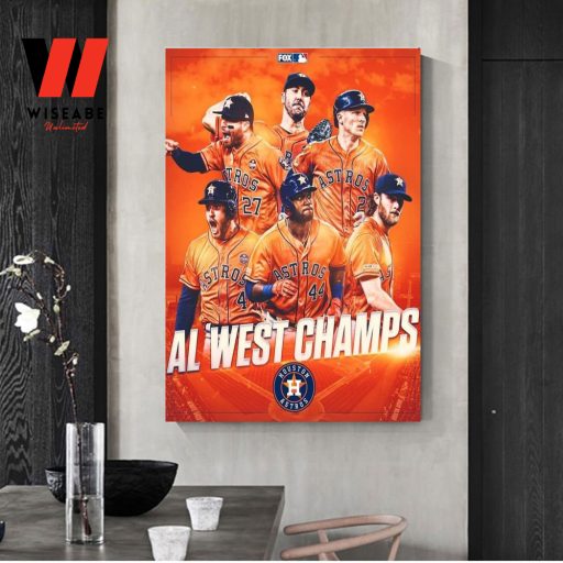 Cheap MLB Baseball 2022 AL West Champs Astros World Series Poster