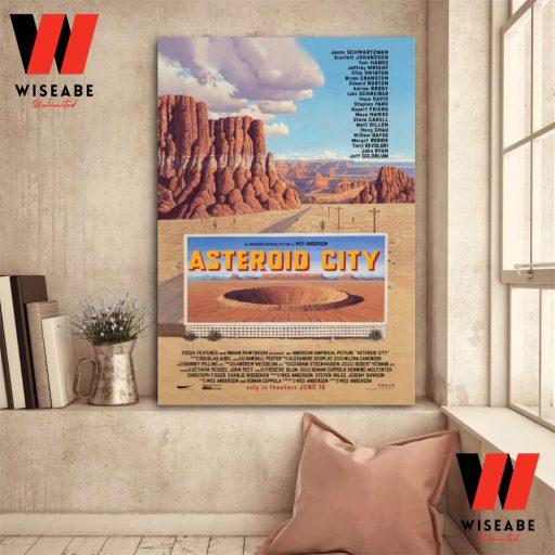 Cheap Wes Anderson Asteroid City Poster Wall Art