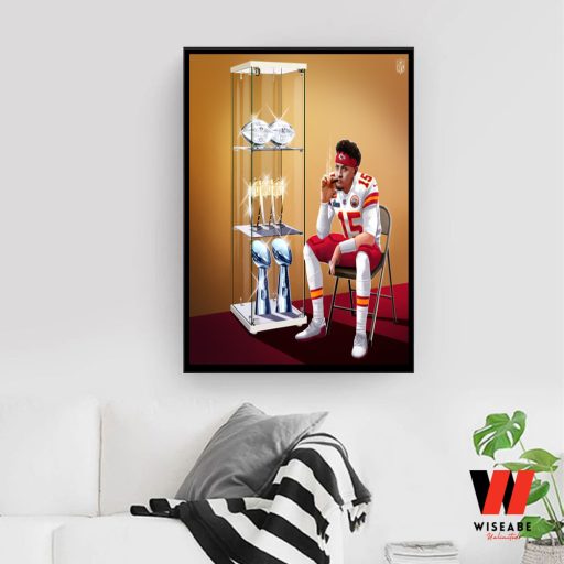 Patrick Mahomes MVP Kansas City Chiefs Super Bowl 2023 Champions Poster