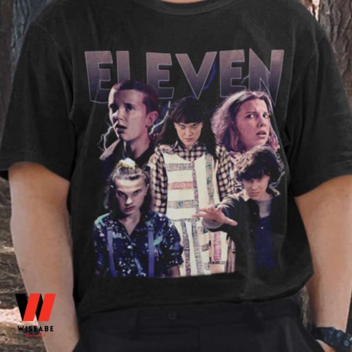 Retro Stranger Things Eleven Shirt, Cheap Stranger Things Eleven Merch