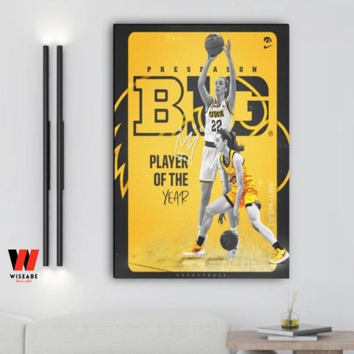 Hot Big 10 Basketball Iowa Hawkeyes Caitlin Clark Poster