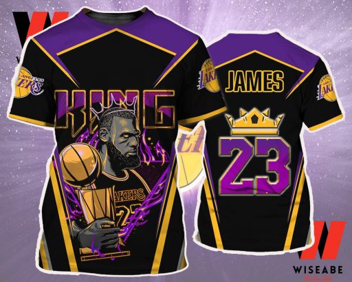 Cheap NBA Basketball Lebron James Los Angeles Lakers Shirt, Los Angeles Lakers Gift For Father