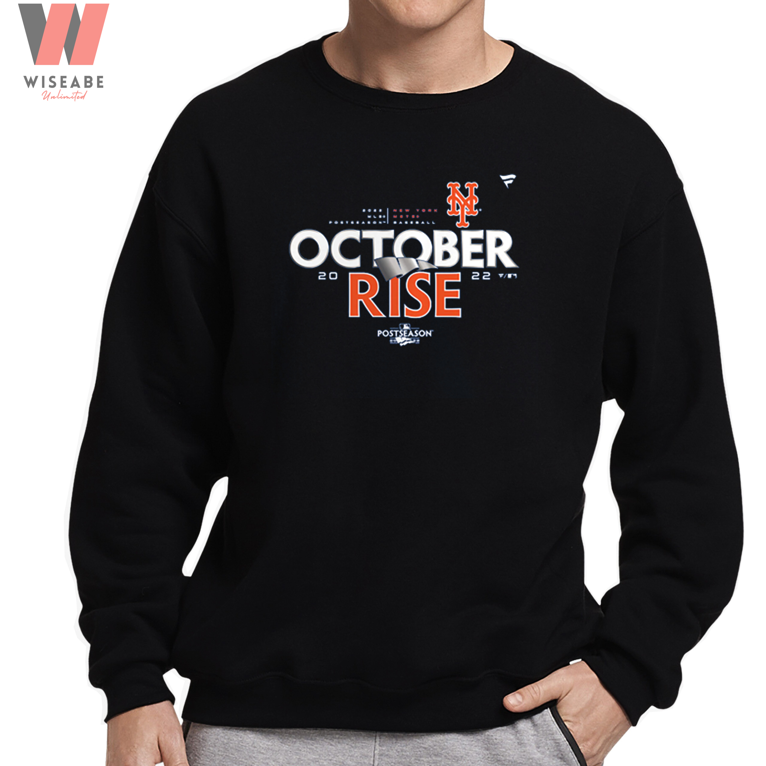 New York Mets October Rise 2022 Postseason T-Shirt - Inspireclion