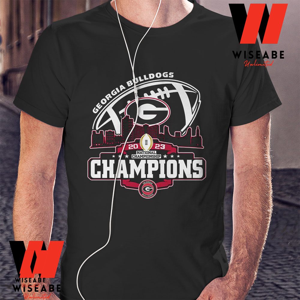 Official 2023 Georgia Bulldogs National Championship T-shirt