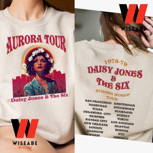 Vintage Aurora World Tour Tracklist Daisy Jones And The Six T Shirt