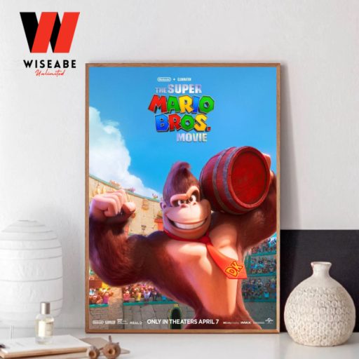 New The Super Mario Bros Movie 2023 Donkey Kong Poster