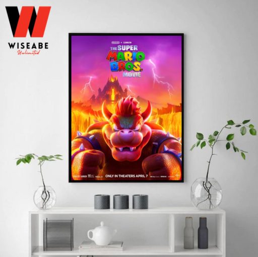 New The Super Mario Bros Movie 2023 Bowser Poster