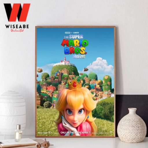 THE SUPER MARIO BROS MOVIE PRINCESS PEACH 2023 ORIGINAL CINEMA PREMIUM  POSTER