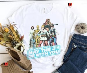 Vintage Disney Star Wars May The 4th Be With You T Shirt
