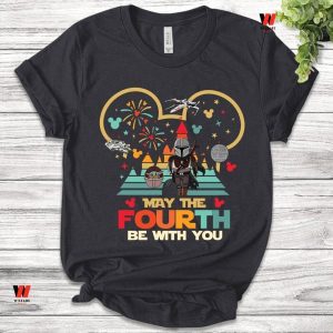 Disneyland Mickey Mouse Ears May The Fourth Be With You T Shirt