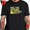 Vintage  Star Wars May The 4th Be With You T Shirt, Star Wars Merchandise For Adults