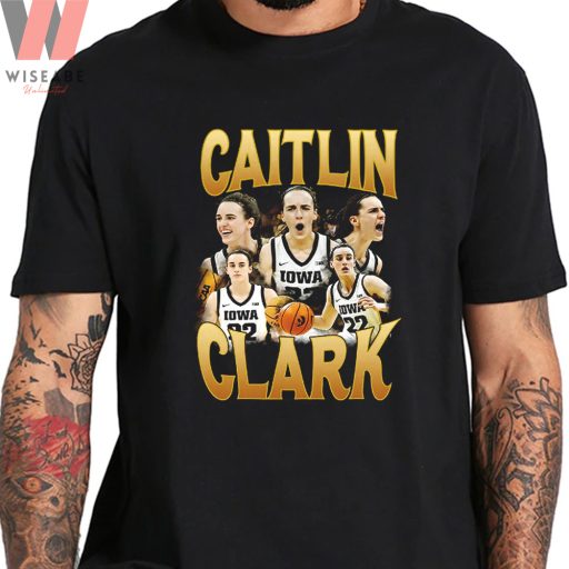 Vintage Iowa Hawkeyes Basketball Caitlin Clark T Shirt