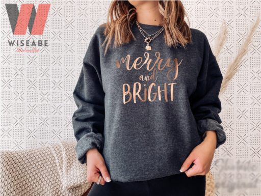 Sparkle Christmas Merry And Bright Sweatshirt