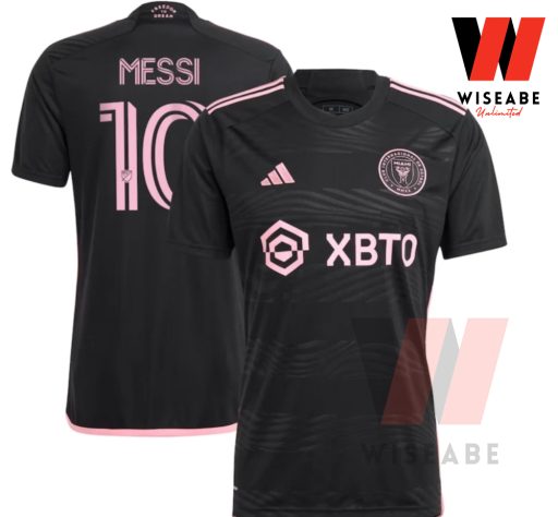 Cheap Black Pink Number 10 Messi Inter Miami Jersey Shirt