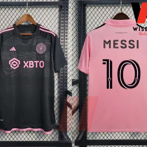 Cheap Black Pink Number 10 Messi Inter Miami Jersey Shirt