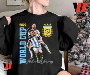 Cheap Goat Lionel Messi Argentina World Cup 2022 T Shirt