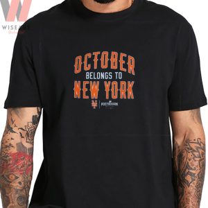 Cheap October Belong To New York Mets October Rise T-Shirt