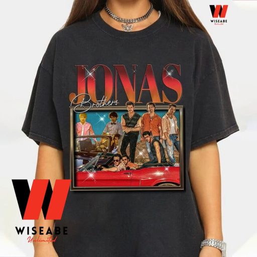 Retro Pop Rock Band Jonas Brothers Shirt