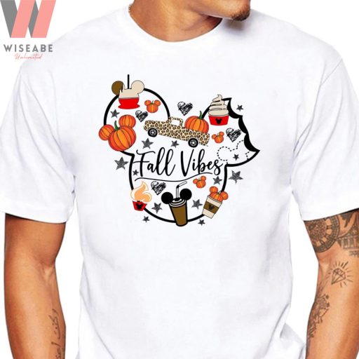 Fall Vibes With Mickey Mouse Disney Thanksgiving Shirt