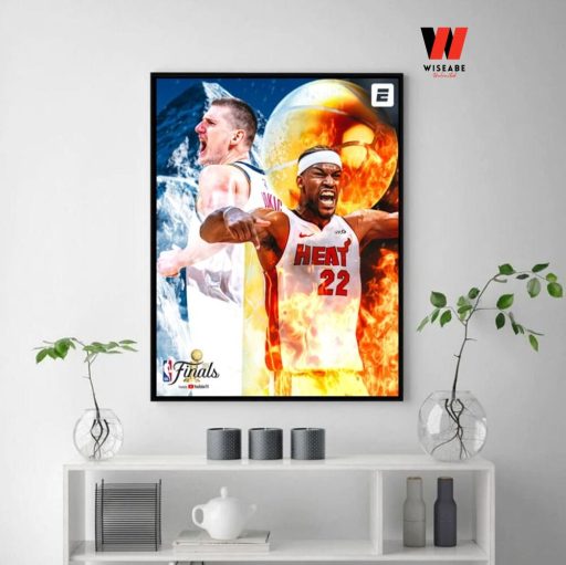 Hot Denver Nuggets And Miami Heat NBA Finals 2023 Poster