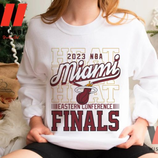 Cheap NBA Basketball 2023 Final Miami Heat Eastern Conference Shirt Mens