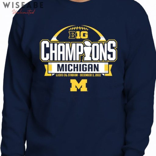 Hot Michigan Football Big 10 Championship Sweatshirt