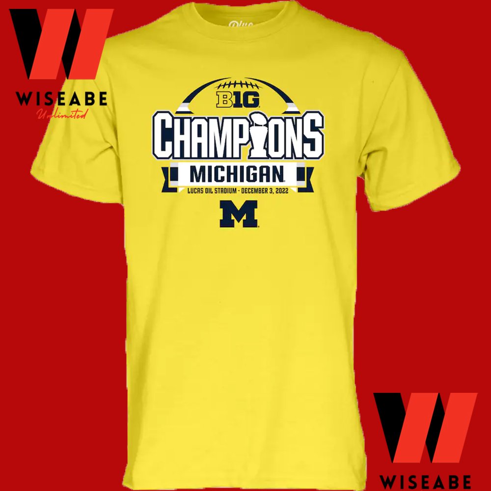 Hot Michigan Football Big  Championship  T Shirt   Wiseabe