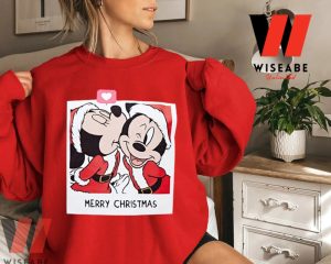 Cheap Santa Mickey Mouse And Minnie Disney Christmas Sweatshirt