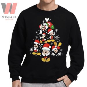 Disney Mickey Mouse And Friends Happy Christmas Crewneck Sweatshirt