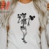 Cute Mickey Mouse Skeleton Disney Halloween T Shirt